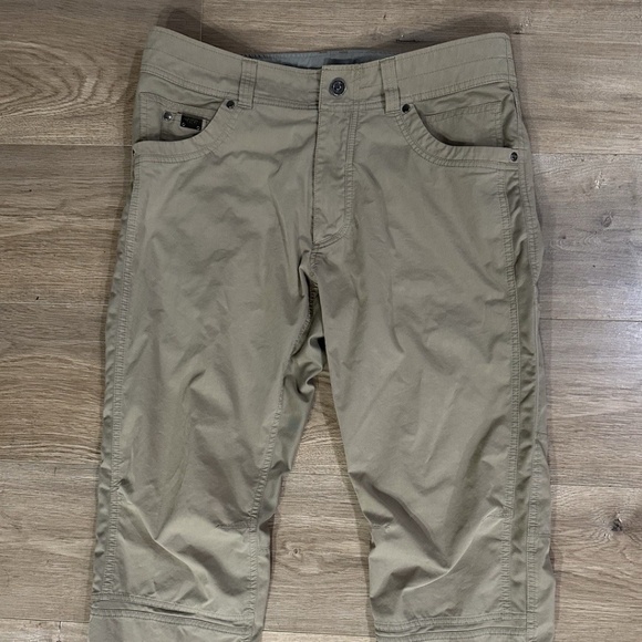 Kuhl Pants Mens 34x32 Tan Radikl Enduro Fabric Hiking Outdoor Camping - Picture 1 of 6
